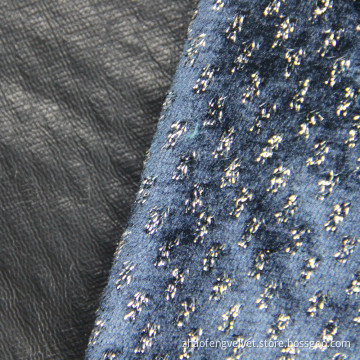 Glitter Warp Knitting Velvet Fabric